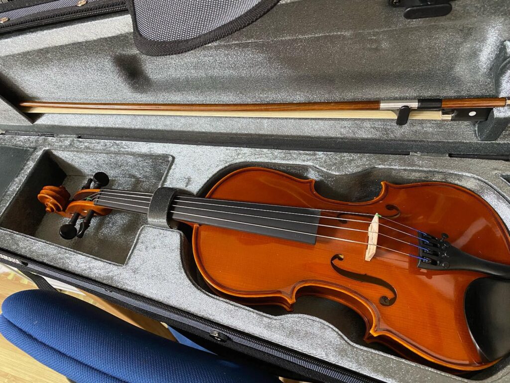 ２分の１ヴァイオリンがやってきた！（長男小３のヴァイオリン買い替え